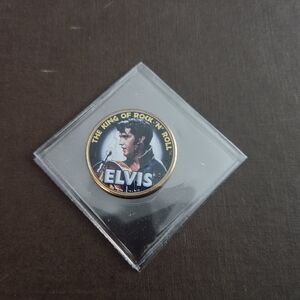 Elvis Presley Mystic Stamp Company Colorized Half Dollar King of Rock n Roll